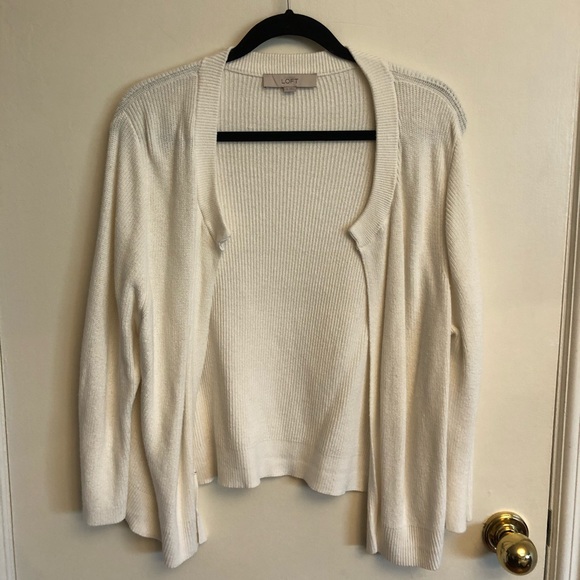 Loft cream knit cardigan - Picture 1 of 1
